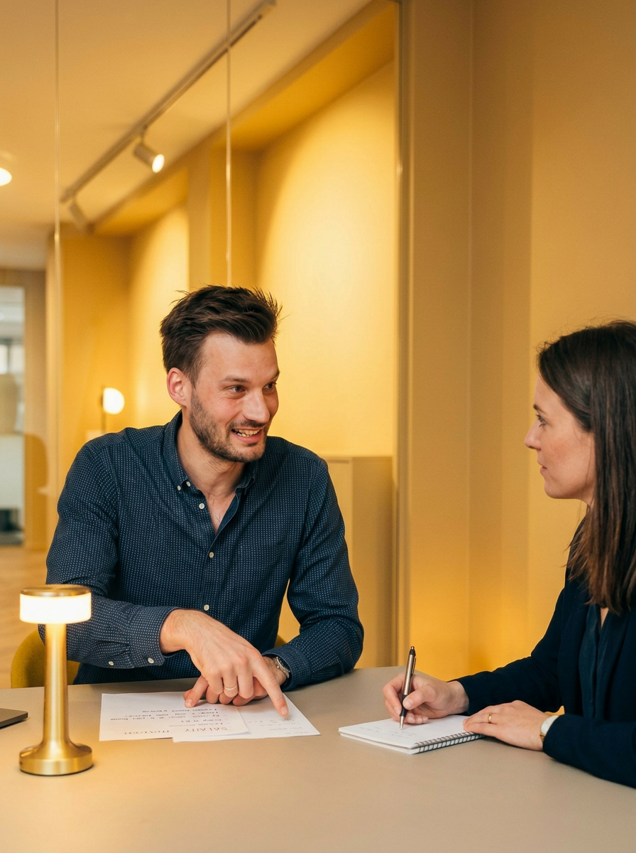 AI Negotiation Coaching – AI-generated image