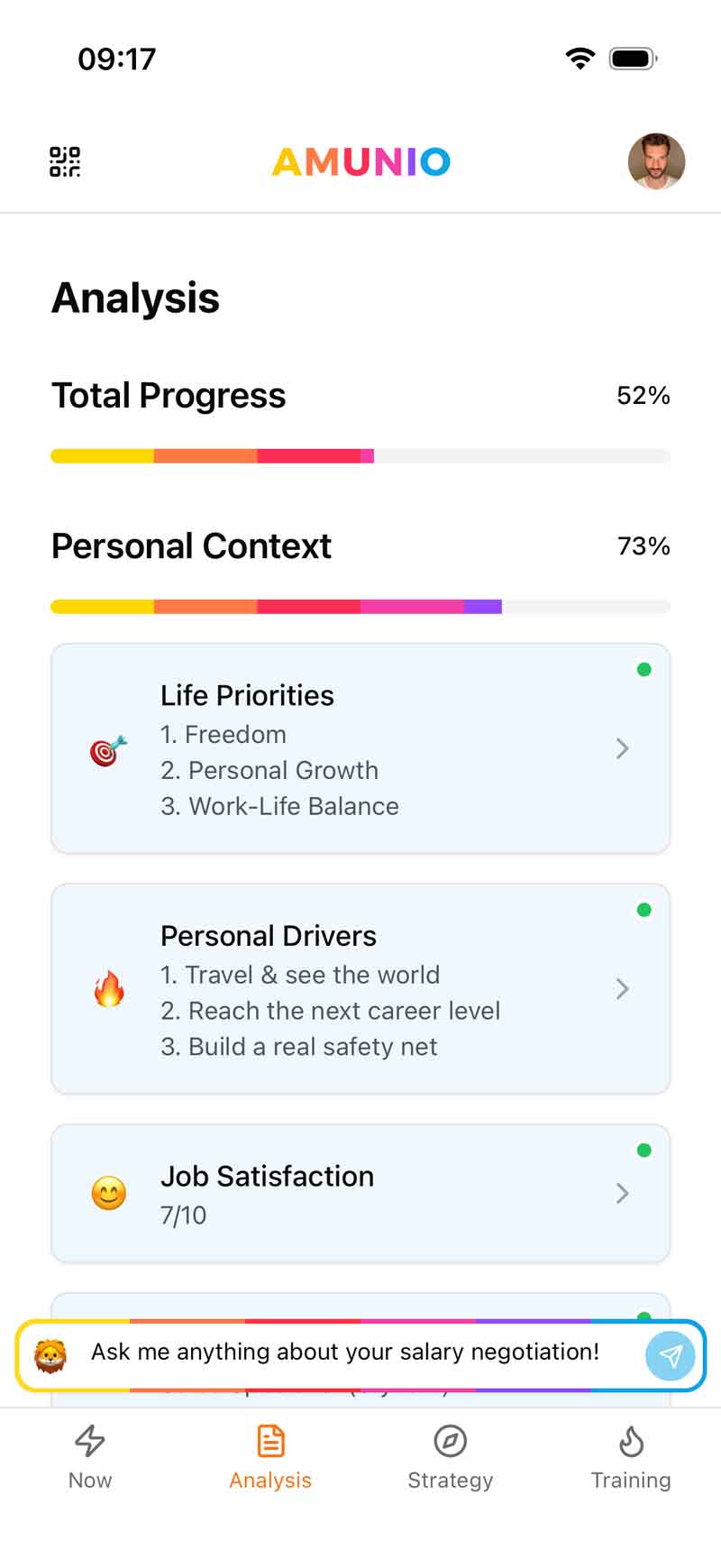 Research & Analysis screenshot